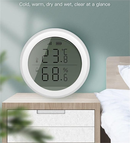 Programmable Thermostat, Indoor Temperature and Humidity Sensor Digital Climate Monitor for Living Room Bedroom Office,Smart Thermostat
