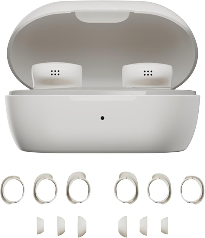 Bose QuietComfort Earbuds - True Wireless Bluetooth Earbuds with Active Noise Cancellation and Mic, USB-C Charging, IPX4 Rating, Up to 8.5 Hours of Playtime, White