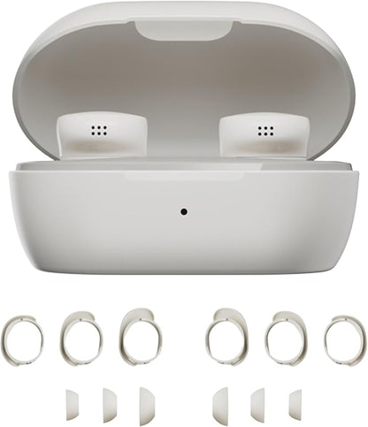 Bose QuietComfort Earbuds - True Wireless Bluetooth Earbuds with Active Noise Cancellation and Mic, USB-C Charging, IPX4 Rating, Up to 8.5 Hours of Playtime, White