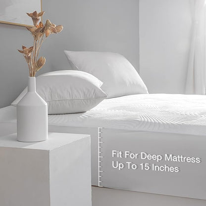 Twin Size Electric Heated Mattress Pad - Bed Warmer with Memory & Preheat Functions, 12 Heat Settings Single Control for 1-12 Hours Auto Off, Lighted Button