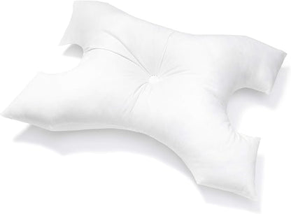 CPAP Pillow by Pillows with a Purpose - Standard Size - Unqiue Design with Contoured Cut-Outs - Hypoallergenic with Cover Included