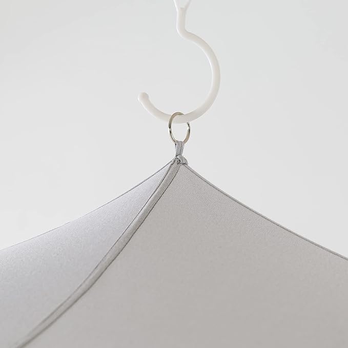 Silver Coated Mesh with Cotton Radiation Protection Canopy, EMF Shielding Bed Net | Under Bed Stainless Steel Grounding Mat, for Full Protection (Single Size 50x230x800cm)