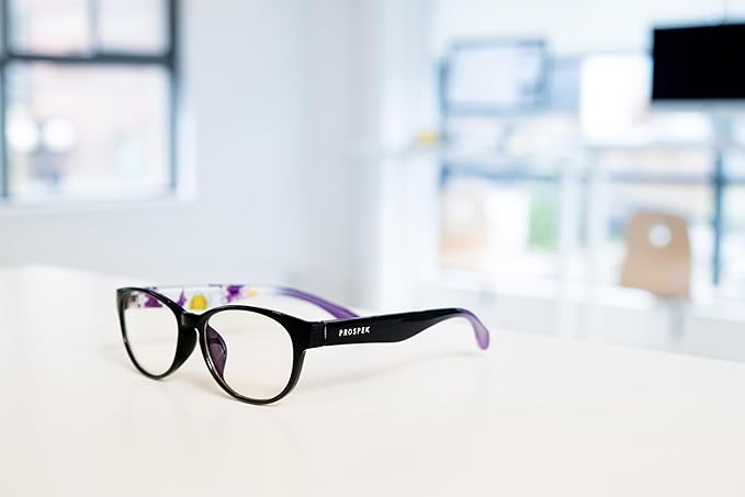 Prospek Blue Light Blocking Glasses - Clear Lens for Office & Meetings, Professional Style for Men Women, Reduce Eye Strain