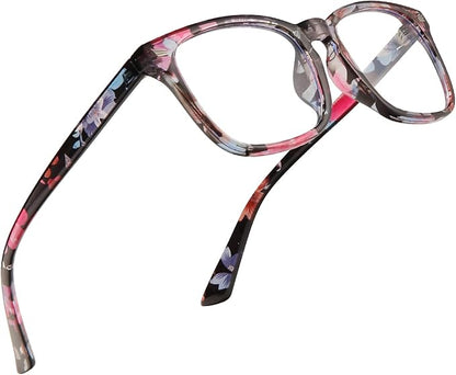 Reading Glasses for Women Men - Blue Light Blocking UV Filter Readers, Anti Eyestrain Eyeglasses