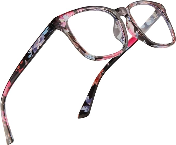 Reading Glasses for Women Men - Blue Light Blocking UV Filter Readers, Anti Eyestrain Eyeglasses