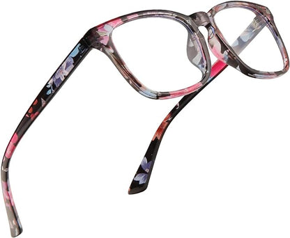 Reading Glasses for Women Men - Blue Light Blocking UV Filter Readers, Anti Eyestrain Eyeglasses