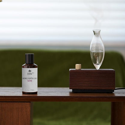 Car Diffuser Oil - Santal Essential Oil Blend - Luxury Hotel Inspired Home Aromatherapy Diffuser Oil - Sandalwood, Violet, Geranium, Cedar - for Diffuser, Humidifier, Reed - 150ML