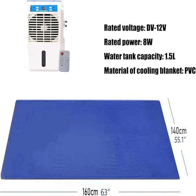 Mattress Cooling Systems Mattress Cooler Bed Cooling Mattress Pad, Air-Conditioning Water-Cooled Cooling Mattress (Double)