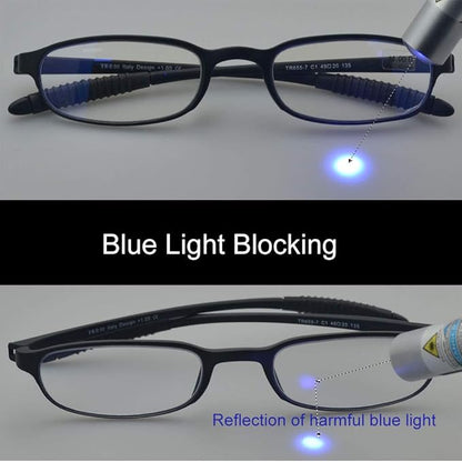 Computer Screens Reading Glasses(Flexible and Lightweight) Plastic Portable Readers for Men and Women