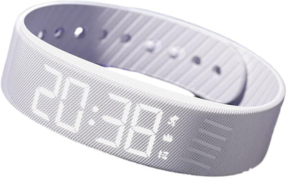Vibrating Alarm Clock Watch, Magnetic-Charging Water-Proof Bracelets Wrist Alarms, Silent Wake Up Smart Alarms Wristband, Wearable Vibrations Wrist Clocks Sleep Wristband for Heavy Sleeper