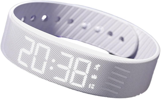 Vibrating Alarm Clock Watch, Magnetic-Charging Water-Proof Bracelets Wrist Alarms, Silent Wake Up Smart Alarms Wristband, Wearable Vibrations Wrist Clocks Sleep Wristband for Heavy Sleeper