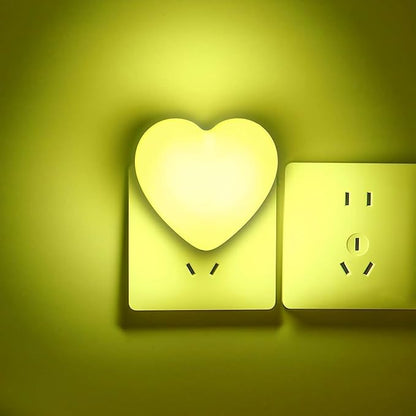 INZU Night Lights Plug into Wall, LED Night Light for Kids, Cute Nightlight with Auto Dusk to Dawn Sensor, LED Nightlight with Soft Warm Light for Bedroom, Nursery, Bathroom, Hallway (Yellow)