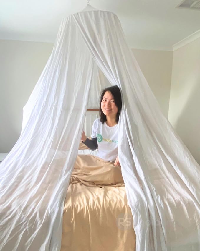 Radia Smart® Radiation Shielding Bed Canopy - Circle EMF Protection, Block 5G, Radiation Shielding Sleep