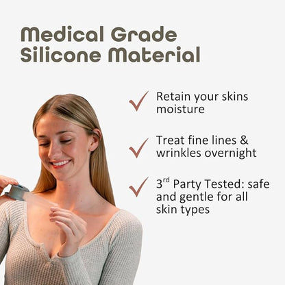 Clean Tape Company | Hydrating Tape for Skin - Pain Free Removal, Transparent with Custom Perforations | Silicone to Moisturize & Soothe, for Sensitive Skin - 1 Roll (55in)