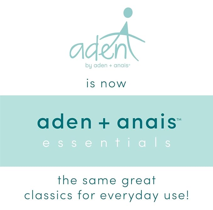aden + anais Essentials Swaddle Blanket, Muslin Blankets for Girls & Boys, Baby Receiving Swaddles, Newborn Gifts, Infant Shower Items, Toddler Gift, Wearable Swaddling Set, 4 Pack, Bear Necessities