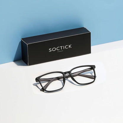 Reading Glasses for Men,Blue Light Blocking Readers for men with Comfort Spring Hinge