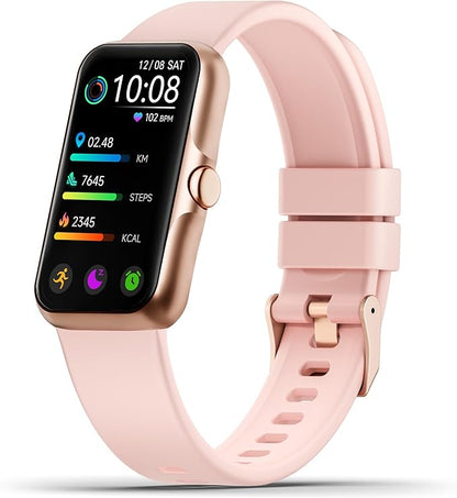 Health Fitness Tracker, Smart Watch with 24/7 Heart Rate and Blood Oxygen Monitor, Sleep Tracker with IP68 Waterproof, Activity Tracker Pedometer Step Counter for Women Men