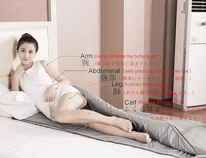 Elitzia Body Shaper Weight Loss Sauna Thermal Heating Blanket 8 Types Options ETPQ016 (Orange Smart Type)