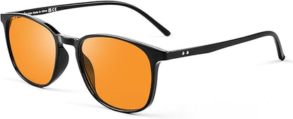 Sleep Blue Light Blocking Glasses for Men and Women, Computer Gaming Glasses Anti Eyestrain & UV Glare