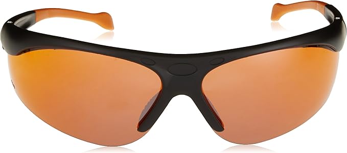NoBlue Blue Light Blocking Safety Sunglasses for Sleep, Gaming & Screens – Amber Lenses Block 99.9% Blue & UV, ANSI Z87.1 Certified, Relieve Eye Strain & Support Deeper Sleep