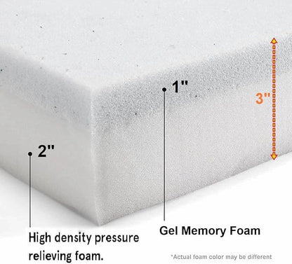 Pet Dog Bed Memory Foam Platform Pad (29x18x3 inches)