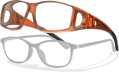 LVIOE Fit Over Blue Light Blocking Glasses and Computer Eyewear- Wear Over Prescription Glasses/Reading Glasses/RX Glasses