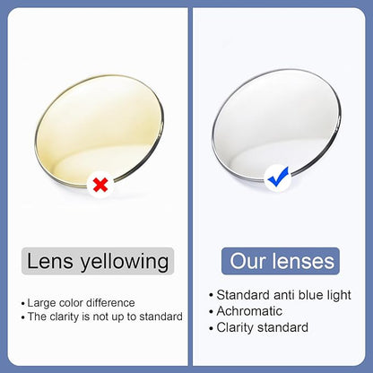 Przene 4 Pack Blue Light Blocking Reading Glasses,Readers for Women and Men with Spring Hinge