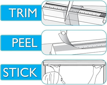 Redi Shade No Tools Easy Lift Trim-at-Home Cordless Cellular Blackout Fabric Shade Natural, 48" W x 64" L, (Fits windows 31"- 48")