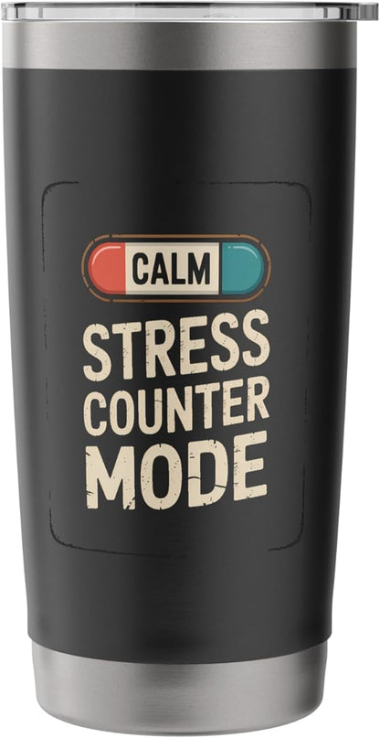 Relaxation Breathing Vagus Nerve Stimulation Stress Relief Stainless Steel Insulated Tumbler