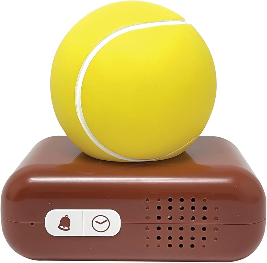 LEXiBOOK, Tennis, Tennis Nightlight Alarm Clock, Sounds and Melodies, Backlit LCD Screen, Luminous, Snooze, RL800T