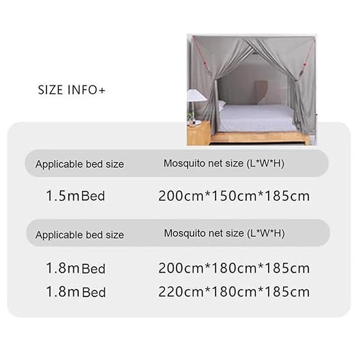 EMF Shielding Bed Canopy,100% Silver Anti-Radiation Fiber Bed Canopy for Insomnia Relief Anti-Mosquito,Silver-79 * 71 * 73in