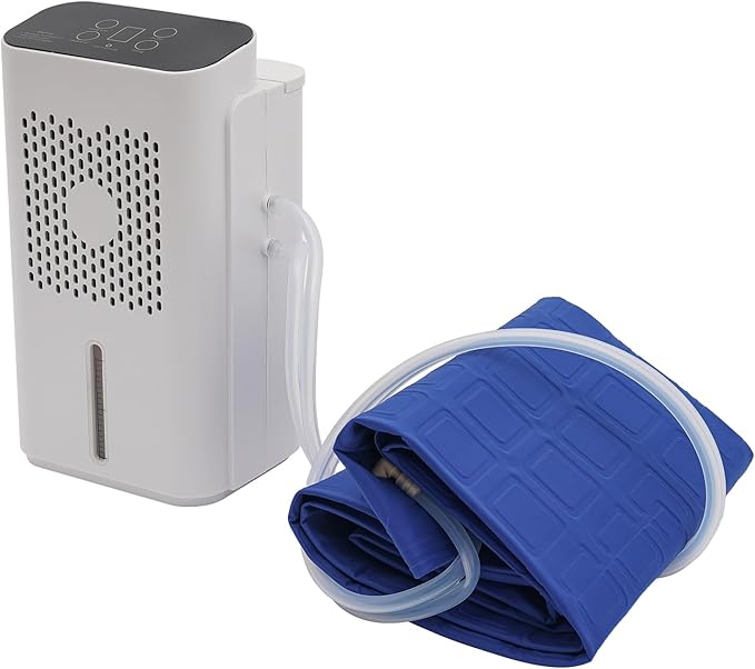 Bed Cooling System, Mattress Cooling Bed Pad, 63 * 27.5in Single Size Water Bed Cooler, with LCD and Low Noise, Ideal for Bedroom, Student Dorm, Home
