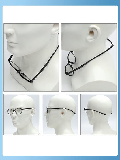 JM 2 Pack Magnetic Reading Glasses for Men Women, Hang Neck Blue Light Blocking Computer Readers Black & Tortoise +3.5
