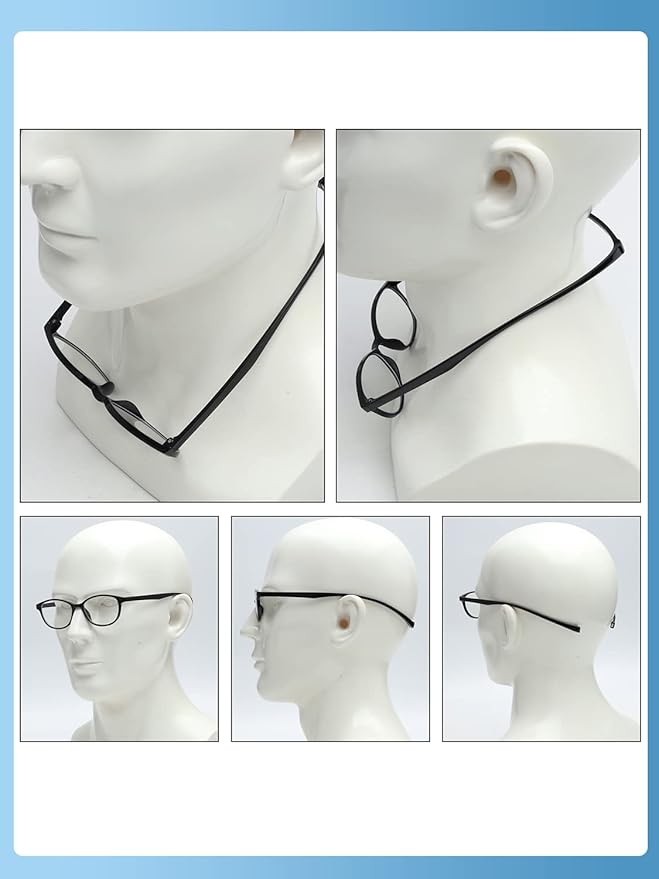 JM 2 Pack Magnetic Reading Glasses for Men Women, Hang Neck Blue Light Blocking Computer Readers Black & Tortoise +1.25