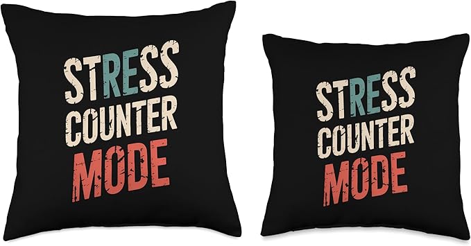 Relaxation Breathing Vagus Nerve Stimulation Stress Relief Throw Pillow
