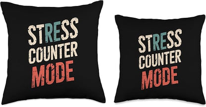 Relaxation Breathing Vagus Nerve Stimulation Stress Relief Throw Pillow