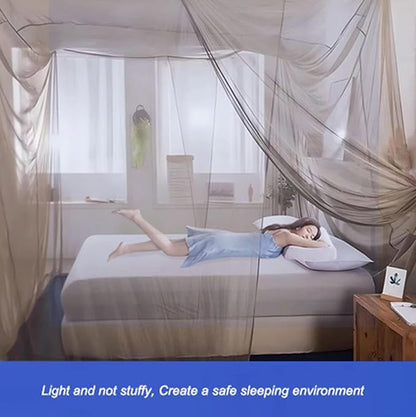 EMF Protection Bed Canopy,RF Protection Bed Netting Retractable Net WiFi Smart Meters Phone Masts Shielding,Silver-200 * 180 * 185cm