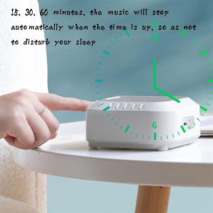 Ora Sound Machine Solfeggio Frequencies,10 Soothing Sounds,Three Timing Modes, Ultra Long Battery Life,3 Color Soft Night Light,for Yoga, Rest,Thinking,Writing