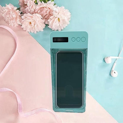 Smartphone Lock Box with Timer, Universal Portable Electronic Locking Container, Phone Locker for Kids Adults Time Management, Blue