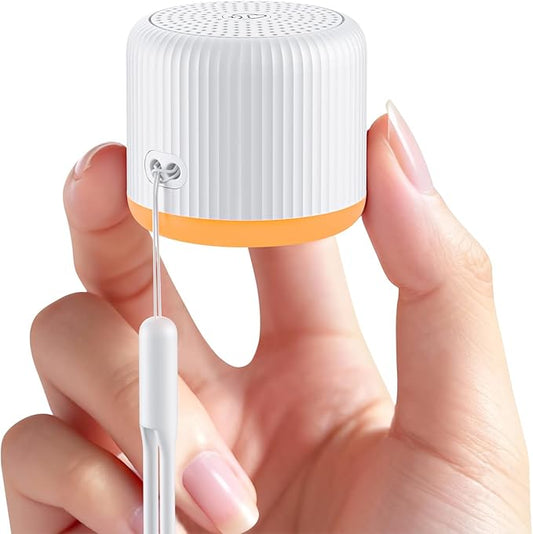 Portable Sound Machine,Travel Sound Machine with Light,15 Non-Looping Sound Timer and Memory Play, Mini White Noise Machine for Sleeping Office Privacy Travel Gift
