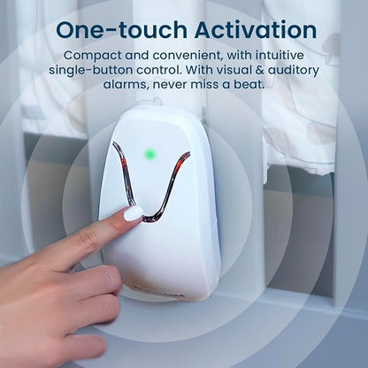 Babysense 7 Baby Sleep Breathing Movement Monitor for Newborn and Infants, No WiFi, Non Wearable, Non Contact Monitor with 2 Under-Mattress Sensors for Full Crib Coverage, FSA Baby Monitor