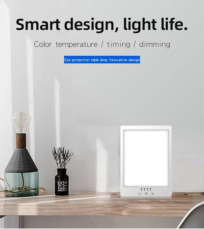 LED Lamp for Home & Office - 10000 Lux Light | Bright LED Daylight Lamp with Adjustable Timer & 3 Light Modes | Compact Desk Light for Work, Study & Relaxation