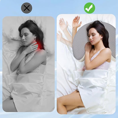 Ancaixin Side Sleeper Pillow for Adults, Ergonomic Memory Foam Shoulder Pillow with Arm Hole for Cervical, Neck, Rotator Cuff & Shoulder Pain Relief, Knee Pillows Ideal for Left & Right Side Sleeper
