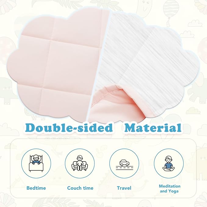 CuteKing Ultra-Cooling Weighted Blanket (10lbs, 40"x 60", Grey+Pink) Absorbs Heat to Keep Adults Cool on Warm Nights, Ultra-Cool Weighted Blanket for Cooling with Premium Glass Beads