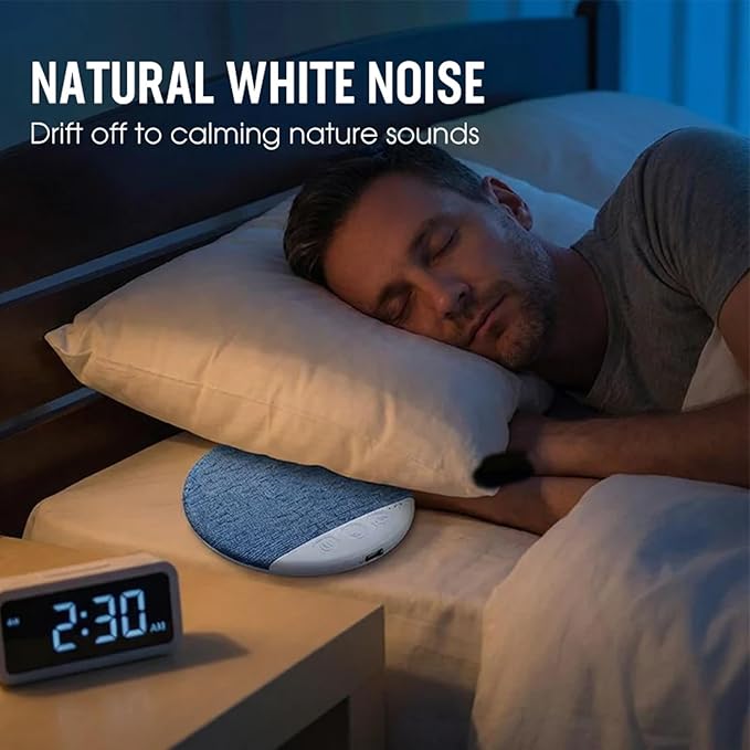 Bone Conduction Pillow Speaker, 11mm Ultra-Thin Pillow Bluetooth Speaker — Personal Audio & for Peaceful Nights, White Noise Timer Wireless Sleep Aid with Stereo Bass Private (Basic)