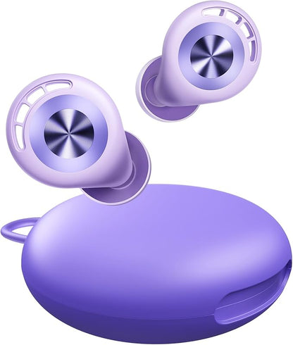 Ear Plugs for Sleeping 50dB Earplugs Noise Cancelling Ear Plugs for Noise Reduction Concerts Soft Reusable Silicone Earplugs for Snoring Side Sleepers Shooting Airplanes with 7 Eartips Case Blue