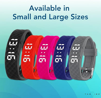 Vibrating Alarm Reminder Watch - with up to 10 Personal Alarms or Pill Reminders per Day