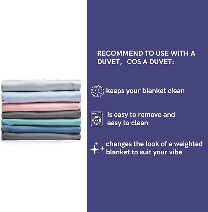 YnM Cooling Weighted Blanket for Adults, 12lbs Heavy Bed Throw for One Person of 110lbs, Perfect for Hot Sleepers or Warm Climates with Rayon/Glass Beads(60x80 Inches, Queen Bed, Matcha Green)