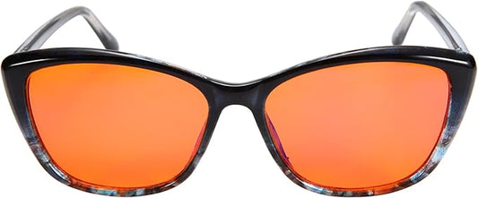 100% Blue Light Blocking Glasses - Better Sleep Anti Eye Strain Protection - Computer Gaming Women Men