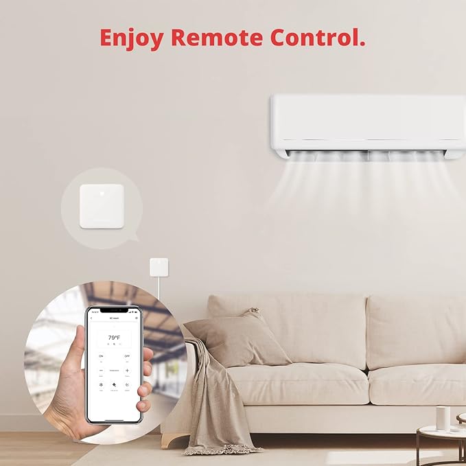 SwitchBot Curtain 3 & Hub Mini Kit: Automate Curtains & IR Devices with Voice Control, Smart Scheduling, and Matter/HomeKit Support.